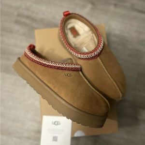 Ugg Tazz Tasman Platform Slippers Chestnut Brown Kids 5~Women’s 7